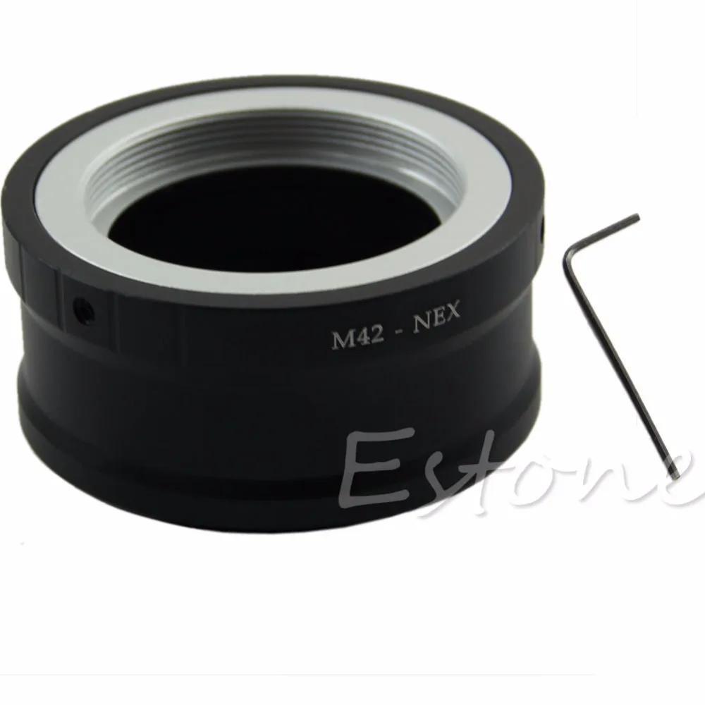 Фото Винтовой Адаптер для объектива камеры M42 SONY NEX E Mount 5 3 L060 New hot|lens converter|lens adaptercamera lens