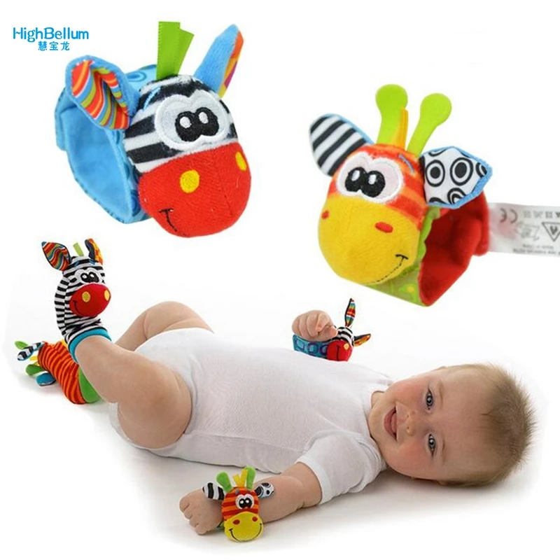 Baby Rattle Toys 2018 New Garden Bug Wrist Rattle Foot Socks Multicolor 2pcs Waist+2pcs Socks=4pcs/lot Newborn baby socks bell
Baby Rattle Toys 2018 New Garden Bug Wrist Rattle Foot Socks Multicolor 2pcs Waist+2pcs Socks=4pcs/lot Newborn baby socks bell