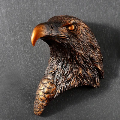 Creative Eagle Head Wall Decoration European Animal Head Style Wall Hanging Home Living Room Wall Three-dimensional Decoration
Creative Eagle Head Wall Decoration European Animal Head Style Wall Hanging Home Living Room Wall Three-dimensional Decoration