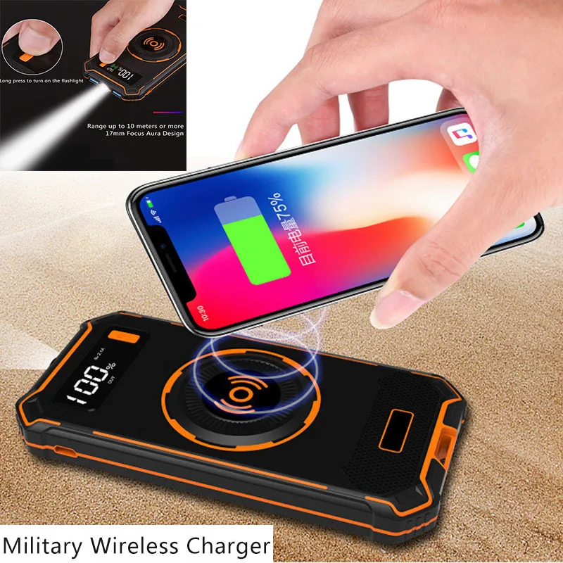Беспроводное зарядное устройство Qi для iPhone x, xs, max, Type-c, порты micro USB, DC 5 В/10000 А, мАч, внешний аккумулятор, внешний аккумулятор
Беспроводное зарядное устройство Qi для iPhone x, xs, max, Type-c, порты micro USB, DC 5 В/10000 А, мАч, внешний аккумулятор, внешний аккумулятор