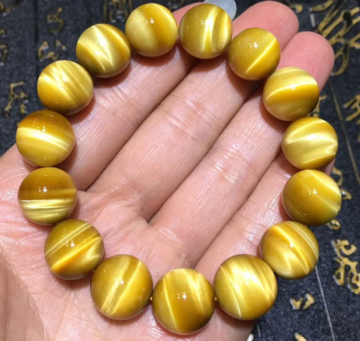 100% Natural Genuine Gold Yellow Tiger's Eye Bracelets Women Men Power Crystal Big Round Bead Bracelets Size 10-16mm AAAAA
100% Natural Genuine Gold Yellow Tiger's Eye Bracelets Women Men Power Crystal Big Round Bead Bracelets Size 10-16mm AAAAA
