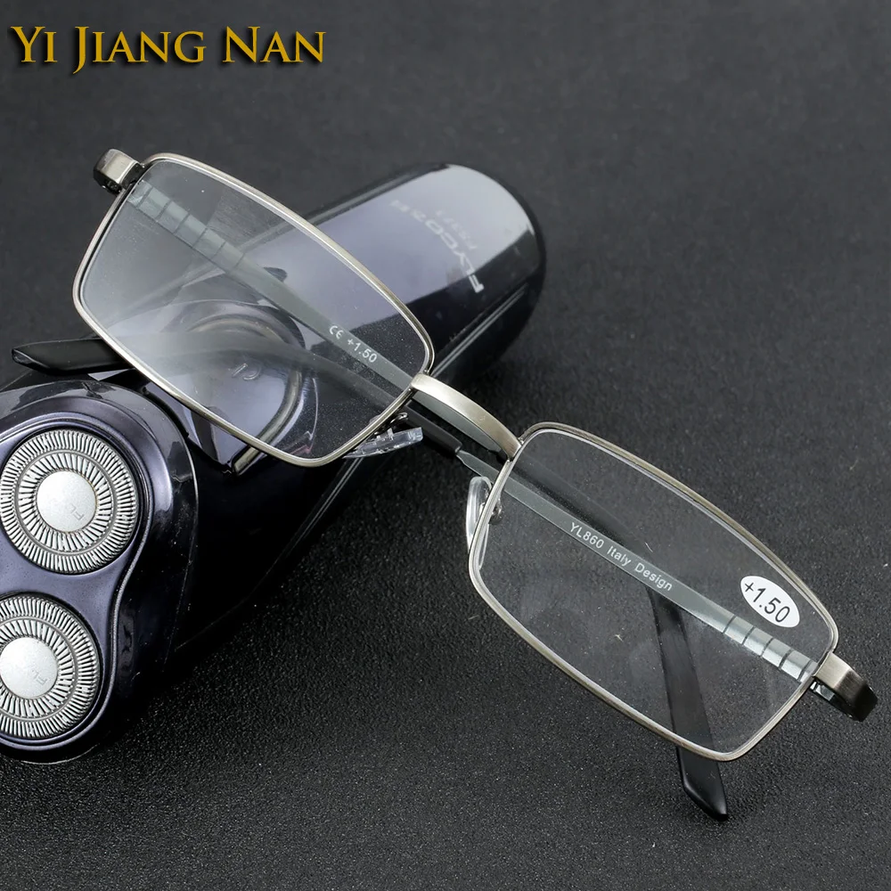 Brand Fashion Stylish Men Full Frame Optical Reading Glass Quality Aluminum Magnesium Alloy Eyeglasses for Reading
Brand Fashion Stylish Men Full Frame Optical Reading Glass Quality Aluminum Magnesium Alloy Eyeglasses for Reading