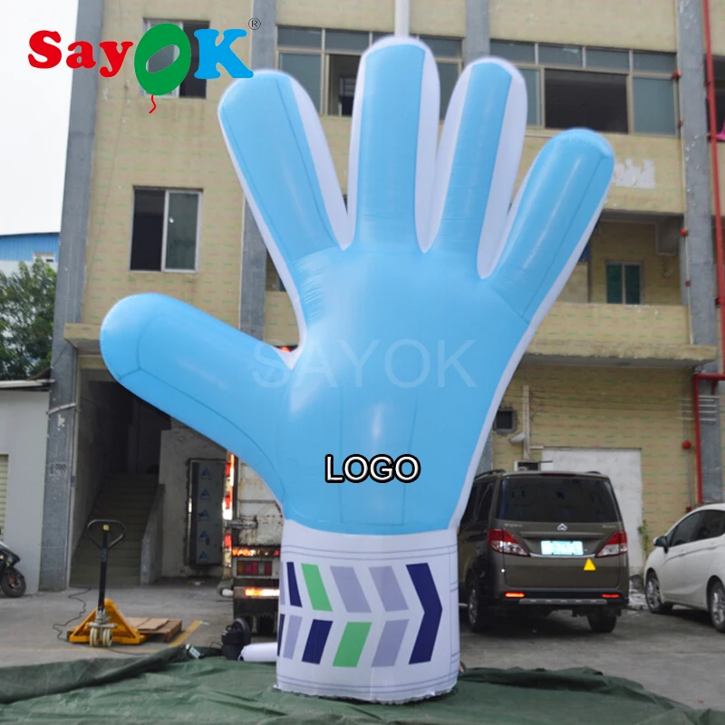 Sayok 5m(16.4ft) High Giant Inflatable Gloves with Logo Printing for Outdoor Commercial Advertising Brand Promotions
Sayok 5m(16.4ft) High Giant Inflatable Gloves with Logo Printing for Outdoor Commercial Advertising Brand Promotions