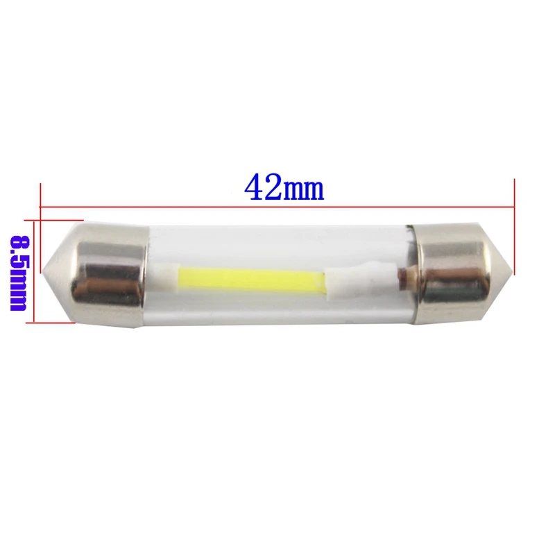 20pcs 31mm 36mm 39mm 42mm C5W High Quality Filiform Style COB Filament LED Festoon light Car License Glass Lamp White 12V 20X
20pcs 31mm 36mm 39mm 42mm C5W High Quality Filiform Style COB Filament LED Festoon light Car License Glass Lamp White 12V 20X