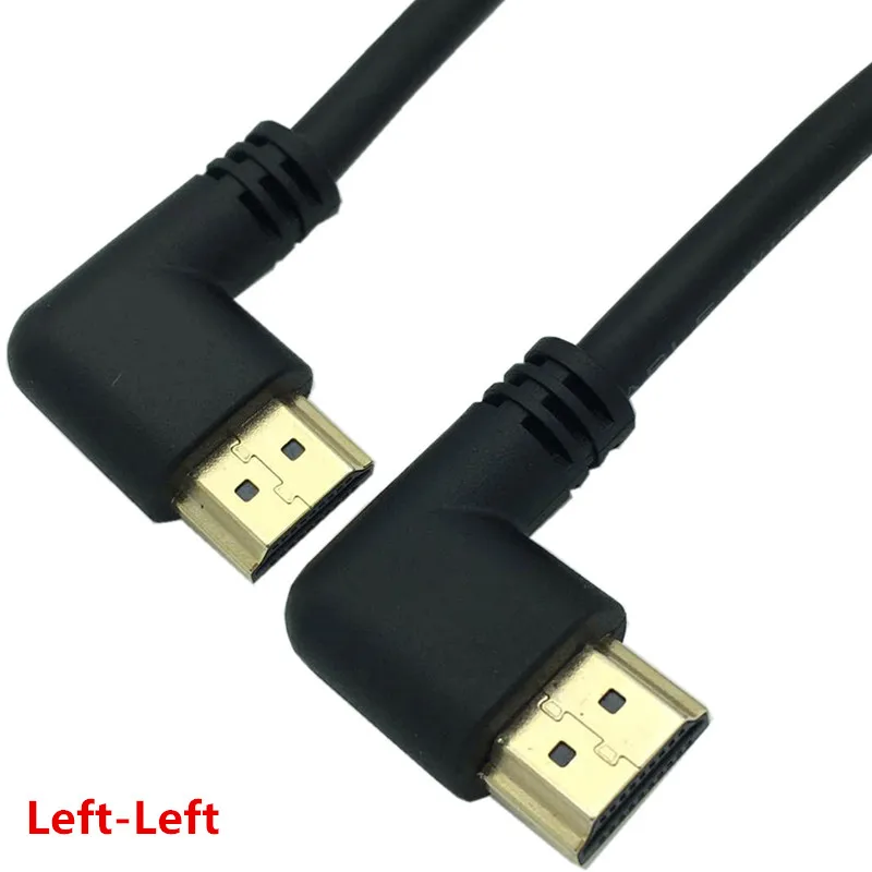 Left & Right Angled HDTV 2.0 Male to HDMI-compatible Left Elbow Male extension Cable 15cm 50cm 1m 2.0V angle cable 4K*2K @60HZ
Left & Right Angled HDTV 2.0 Male to HDMI-compatible Left Elbow Male extension Cable 15cm 50cm 1m 2.0V angle cable 4K*2K @60HZ