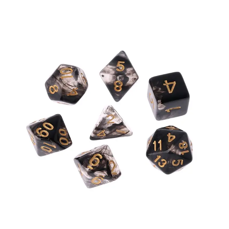 7 шт./компл., новые игры, игральные кости, прозрачные модные кубики, мульти-сторонние настольные игры, вечерние подарки, многогранные, черные/...
7 шт./компл., новые игры, игральные кости, прозрачные модные кубики, мульти-сторонние настольные игры, вечерние подарки, многогранные, черные/...
