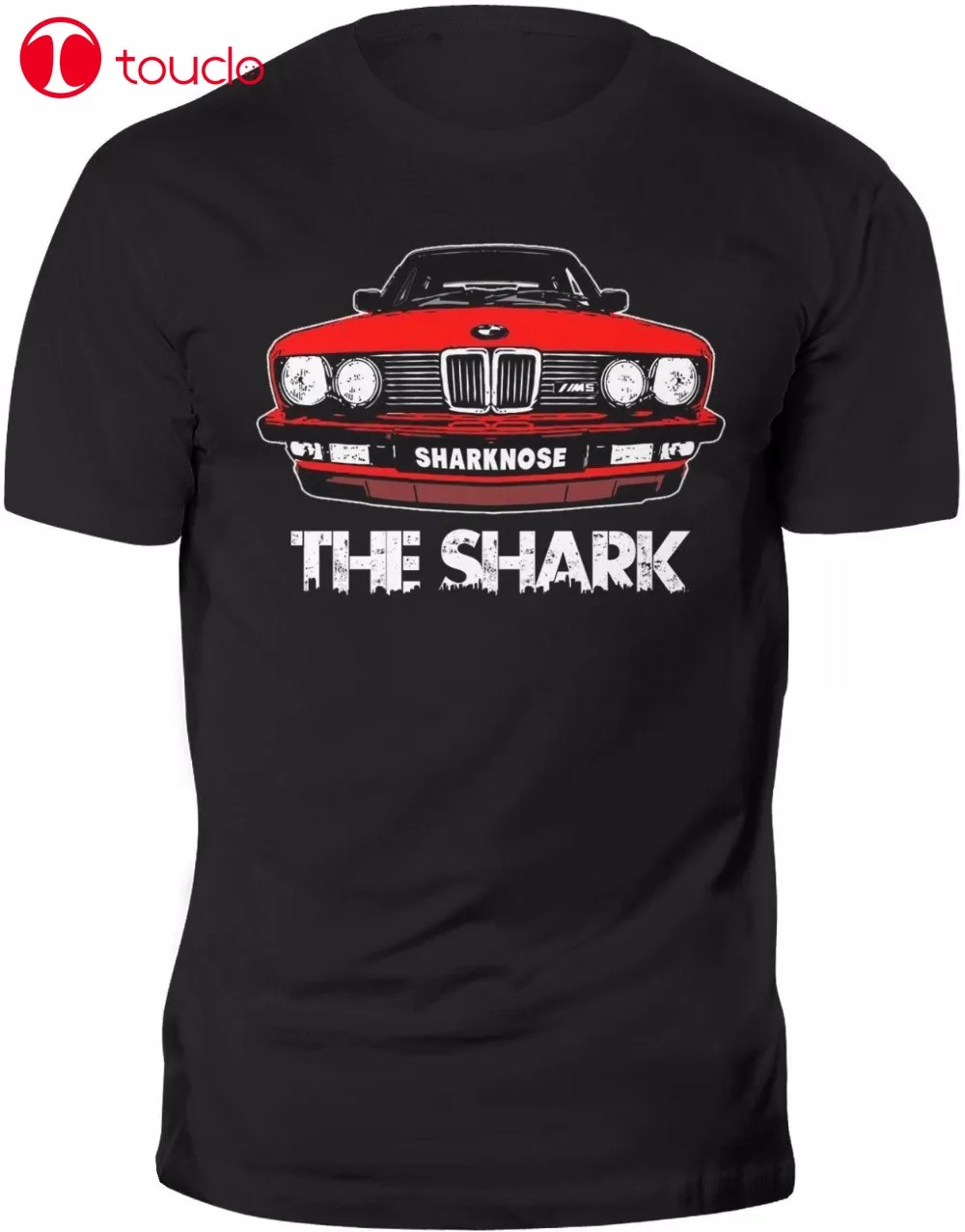 Классическая футболка в стиле ретро немецкая E28 M5 M Power The Shark Black 2019 100% хлопок
