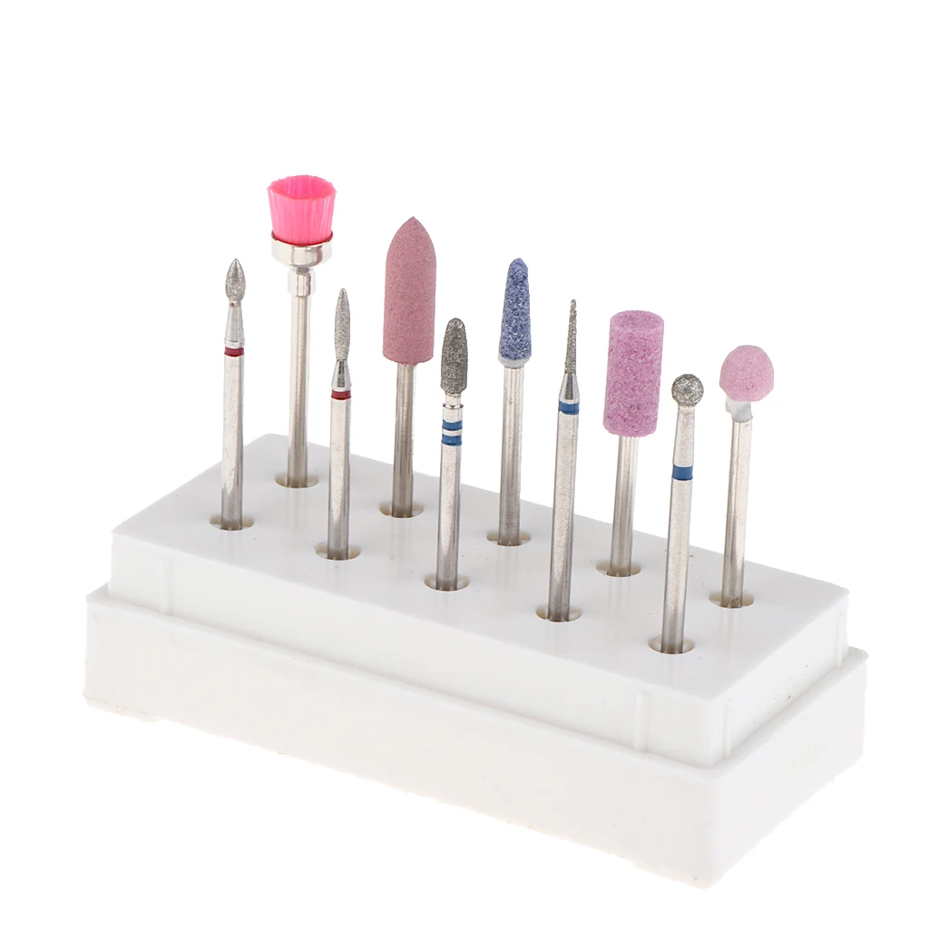 MagiDeal 10Pcs Cuticle Nail Drill Bits Set Quartz Carbide Nail Filing Head Nail Art Bit Grinding Head
MagiDeal 10Pcs Cuticle Nail Drill Bits Set Quartz Carbide Nail Filing Head Nail Art Bit Grinding Head
