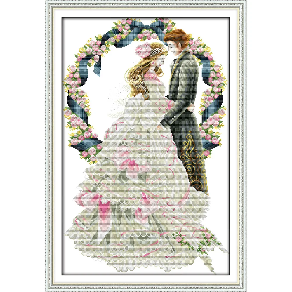 Everlasting Love Christmas Royal Wedding Ecological Cotton Chinese Cross Stitch Kits Counted Stamped 11CT 14CT Sales Promotion
Everlasting Love Christmas Royal Wedding Ecological Cotton Chinese Cross Stitch Kits Counted Stamped 11CT 14CT Sales Promotion