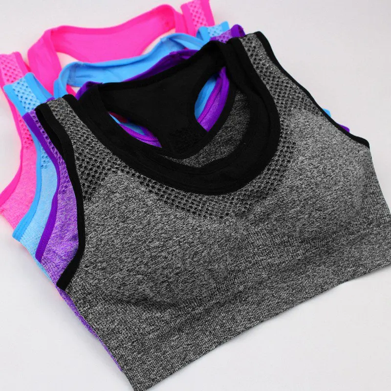 High Stretch Sports Bras Women Quick Dry Padded Sports Top for Fitness Yoga Running Gym Seamless Sport Bra Top New
High Stretch Sports Bras Women Quick Dry Padded Sports Top for Fitness Yoga Running Gym Seamless Sport Bra Top New