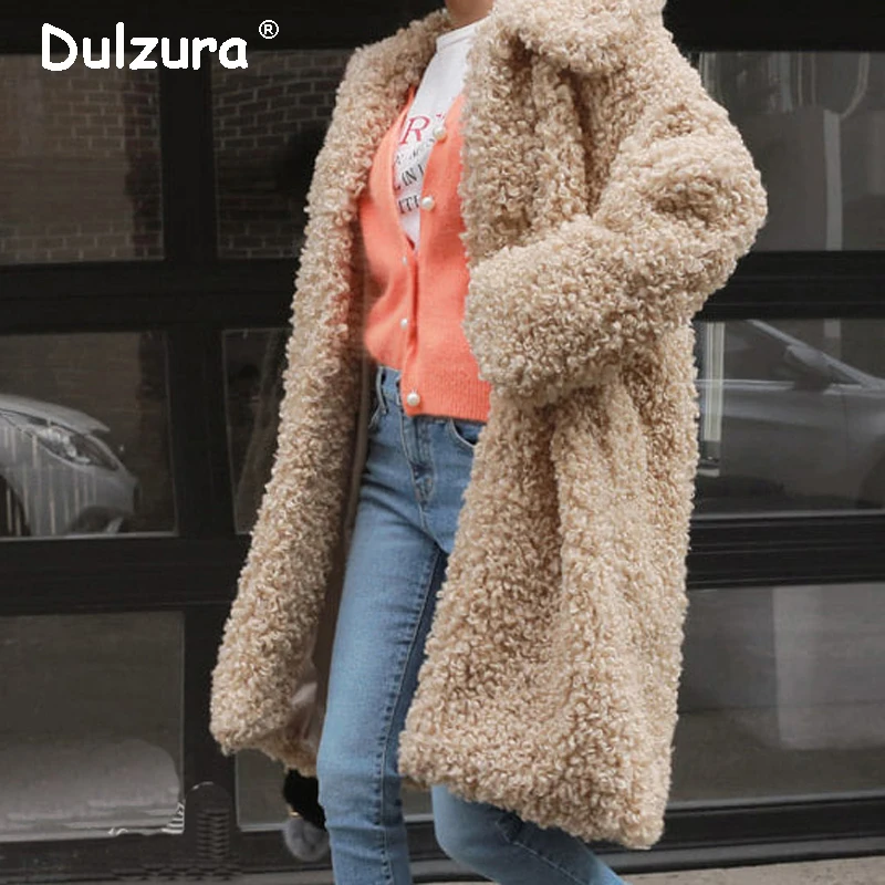Женская куртка из искусственного меха Ulzzang, длинная теплая куртка, верхняя одежда, 2018
Женская куртка из искусственного меха Ulzzang, длинная теплая куртка, верхняя одежда, 2018