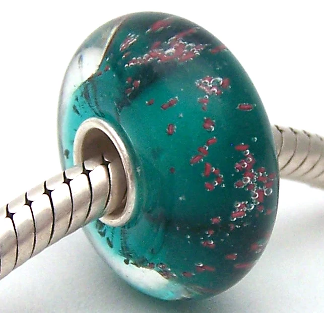 PJG996 100% S925 Sterling Silver Beads Murano Glass beads Fit European Charms Bracelet charms diy jewelry Lampwork GlassBeads
PJG996 100% S925 Sterling Silver Beads Murano Glass beads Fit European Charms Bracelet charms diy jewelry Lampwork GlassBeads