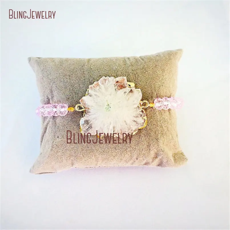 Белый кристалл Кварцевый Сталактит Druzy браслеты с розовым кристаллом Rondelles Boho ювелирные изделия BM22571
Белый кристалл Кварцевый Сталактит Druzy браслеты с розовым кристаллом Rondelles Boho ювелирные изделия BM22571