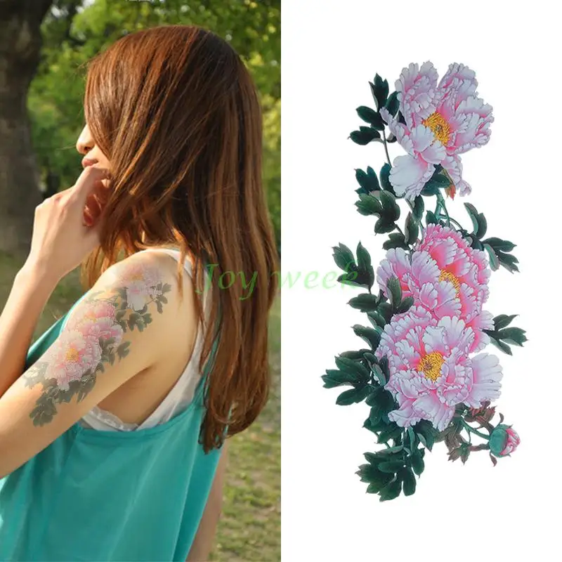 Waterproof Temporary Tattoo Sticker sexy 3d peony flower women's body art tatto stickers flash tatoo fake tattoos for girl
Waterproof Temporary Tattoo Sticker sexy 3d peony flower women's body art tatto stickers flash tatoo fake tattoos for girl