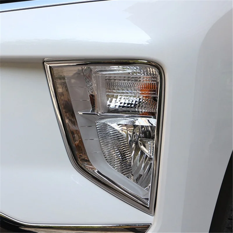 WELKINRY car auto cover styling for Mitsubishi Eclipse Cross 2018 2019 ABS chrome front head fog lamp light trim
WELKINRY car auto cover styling for Mitsubishi Eclipse Cross 2018 2019 ABS chrome front head fog lamp light trim