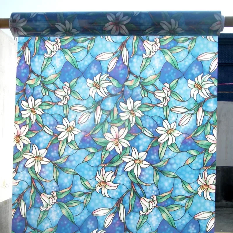 Frosted Self-adhesive Window Film Stained Glass Sticker PVC Privacy Decorative Electrostatic Orchid Home Decor width 30/35/40/45
Frosted Self-adhesive Window Film Stained Glass Sticker PVC Privacy Decorative Electrostatic Orchid Home Decor width 30/35/40/45