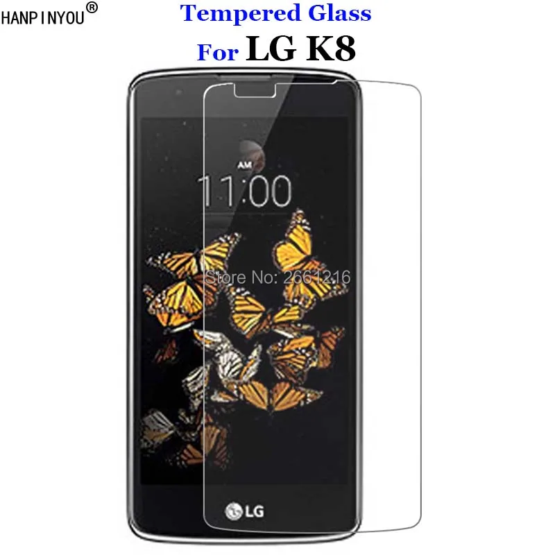 For LG K8 (2016) Tempered Glass 9H 2.5D Premium Screen Protector Film For LG K8 LTE K350 K350N K 8 / Phoenix 2 5.0"
For LG K8 (2016) Tempered Glass 9H 2.5D Premium Screen Protector Film For LG K8 LTE K350 K350N K 8 / Phoenix 2 5.0"