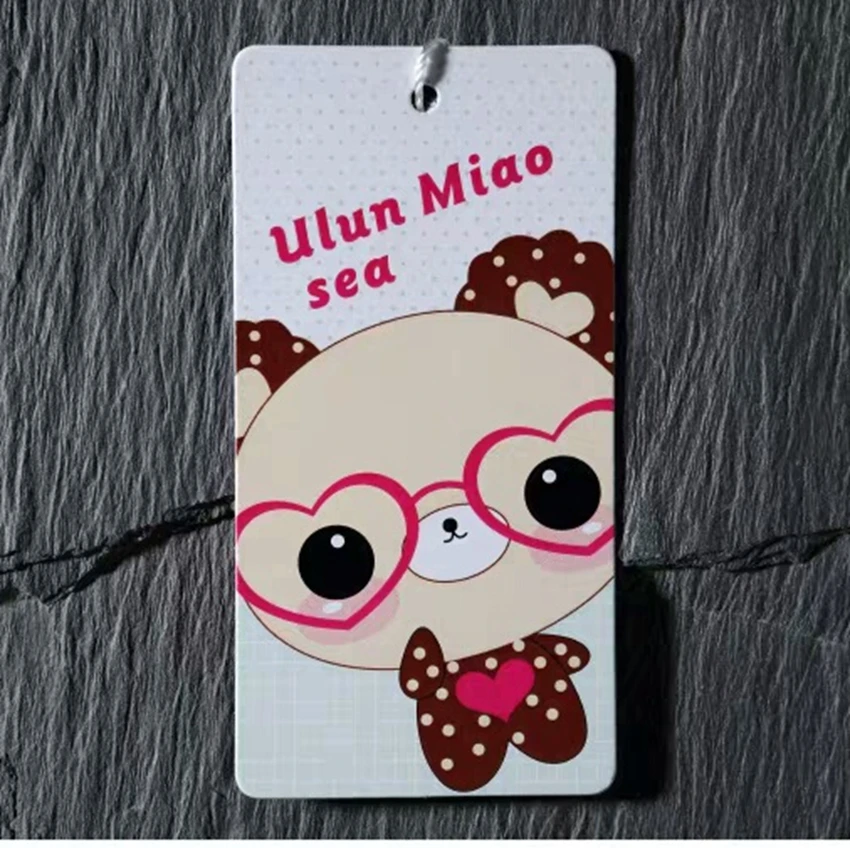 1000pcs customized labels coated paper 400g Custom design hangtags for kids clothing hangtag single piece
1000pcs customized labels coated paper 400g Custom design hangtags for kids clothing hangtag single piece