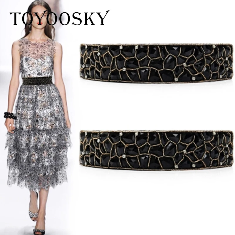 2020 New Arrival Luxury Elastic Vintage Women Belt with Rhinestone belts for women Ceinture Femme High Quality TOYOOSKY
2020 New Arrival Luxury Elastic Vintage Women Belt with Rhinestone belts for women Ceinture Femme High Quality TOYOOSKY