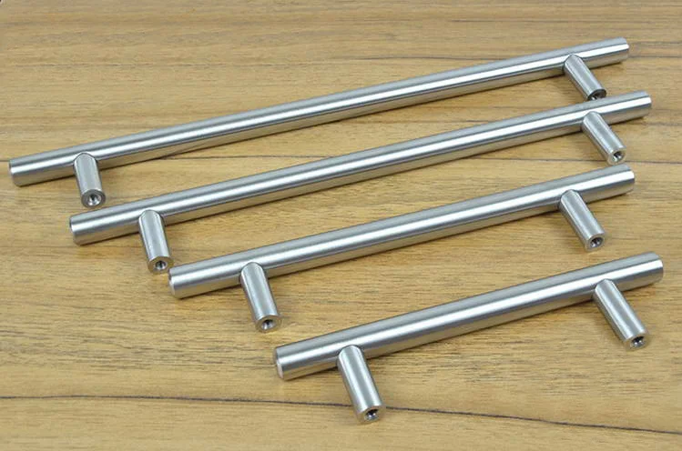 Furniture Hardware Modern Solid Stainless Steel Kitchen Cabinet Handles Bar T Handle(C.C.:256mm L:400mm)
Furniture Hardware Modern Solid Stainless Steel Kitchen Cabinet Handles Bar T Handle(C.C.:256mm L:400mm)