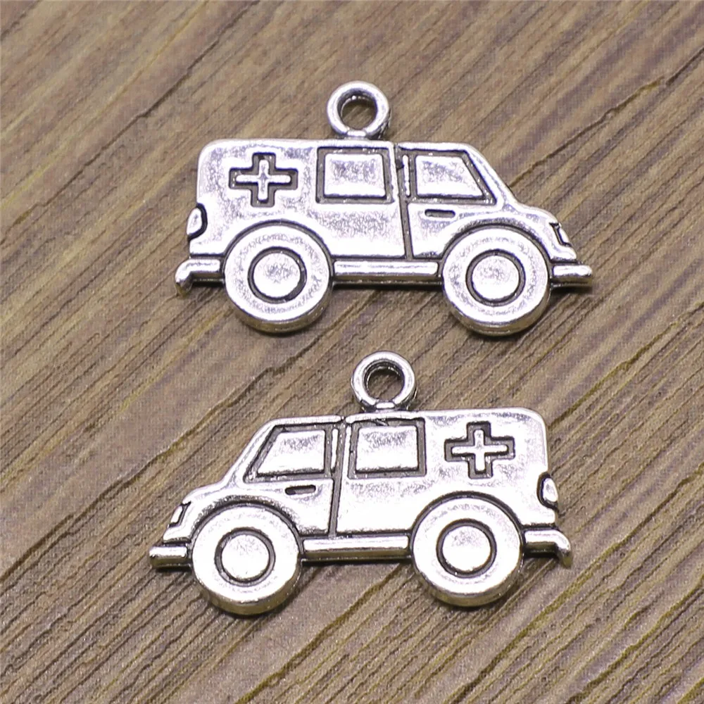 WYSIWYG 5pcs/lot Ambulance Charms For Jewelry Making 13x22mm Antique Silver Color Accessories
WYSIWYG 5pcs/lot Ambulance Charms For Jewelry Making 13x22mm Antique Silver Color Accessories