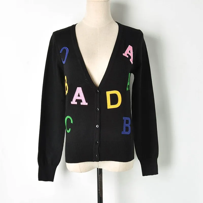 Makuluya Chic Mori Soft Alphabet ABCD Embroidery Women V-neck Sweet Cute Knitted Cardigan Sweaters Spring Autumn Female Coats QW
Makuluya Chic Mori Soft Alphabet ABCD Embroidery Women V-neck Sweet Cute Knitted Cardigan Sweaters Spring Autumn Female Coats QW