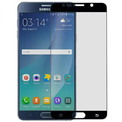 Для Samsung Galaxy Note 5 закаленное стекло 3D полное покрытие экрана Взрывозащищенная