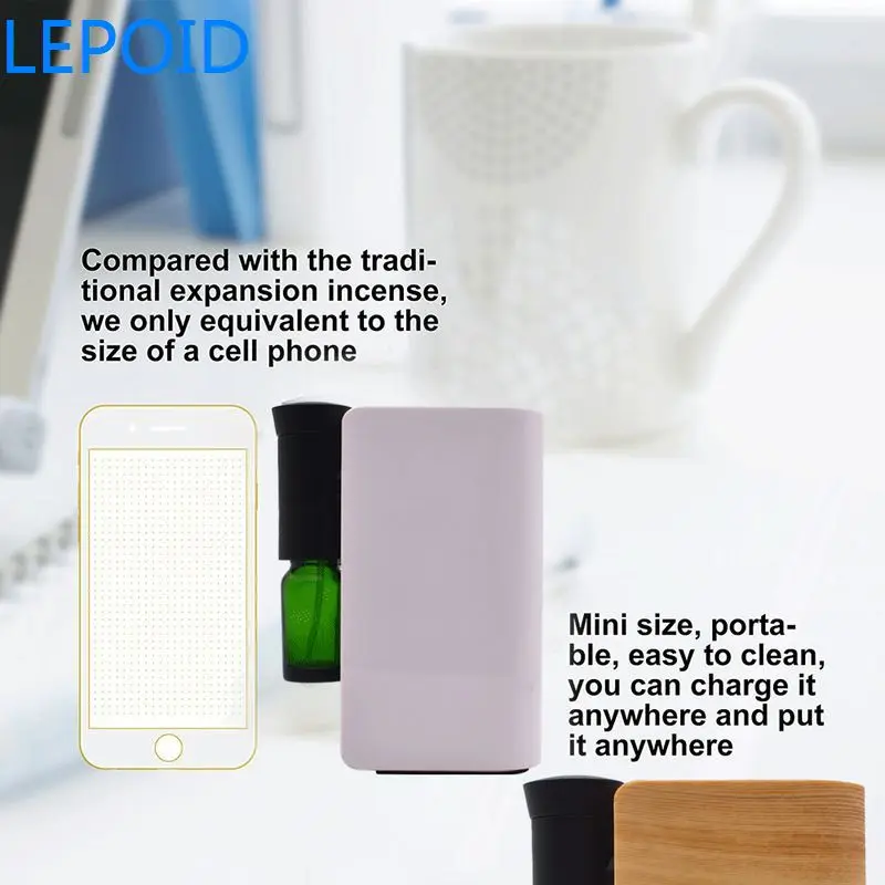 LEPOID Waterless Aromaterapia Essential Oil Diffuser Portable Aromatherapy Air Humidifier Auto Off Aroma | Бытовая техника