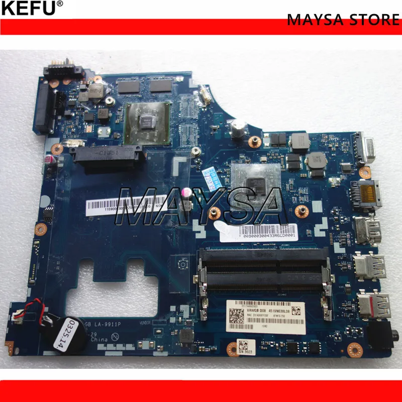 VAWGA/GB LA-9911P Rev 1.0 main card For Lenovo G505 Laptop motherboard with E2-3800on board cpu
VAWGA/GB LA-9911P Rev 1.0 main card For Lenovo G505 Laptop motherboard with E2-3800on board cpu