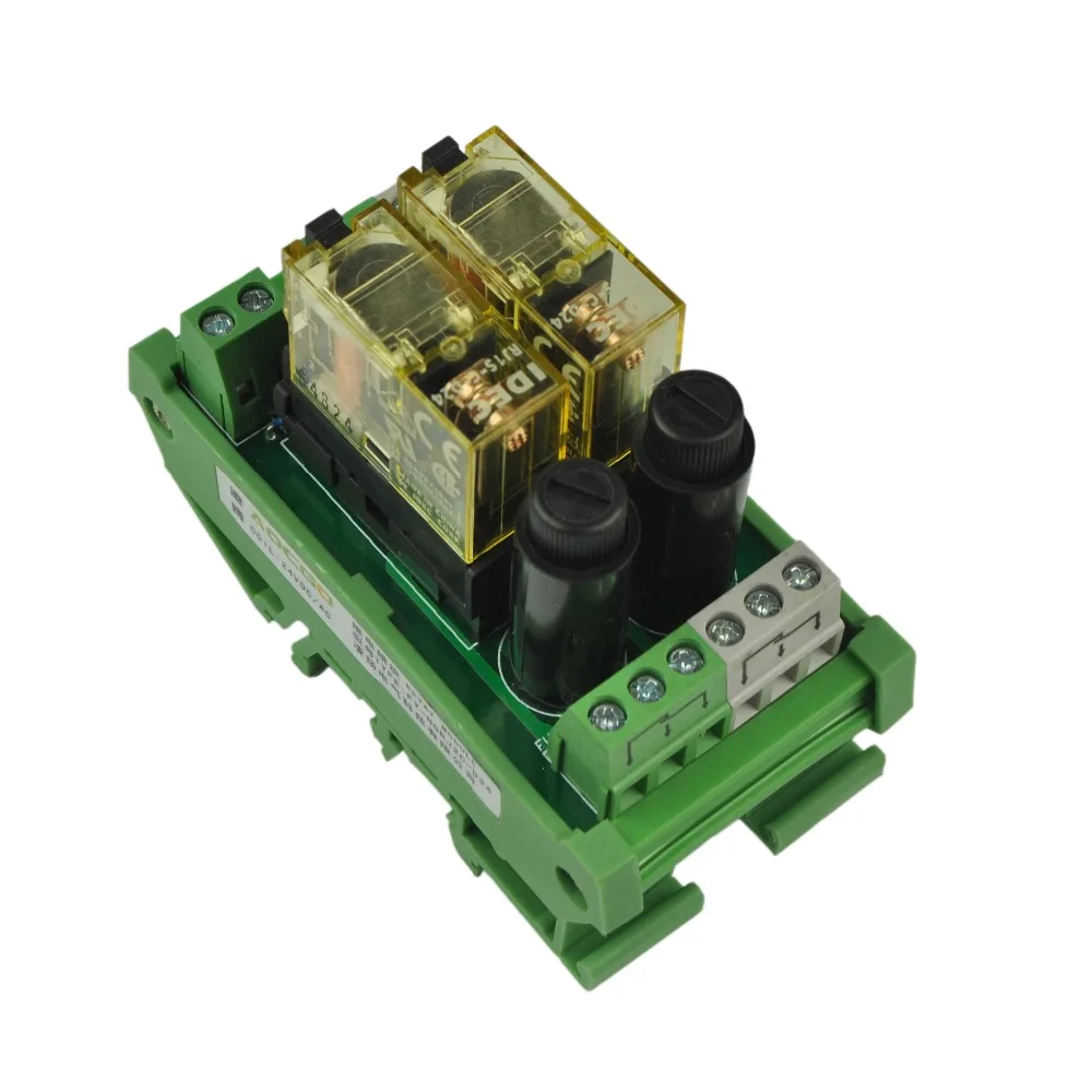 2 канальное 1 SPDT крепление на DIN рейку IDEC RJ1S с модулем реле интерфейса
