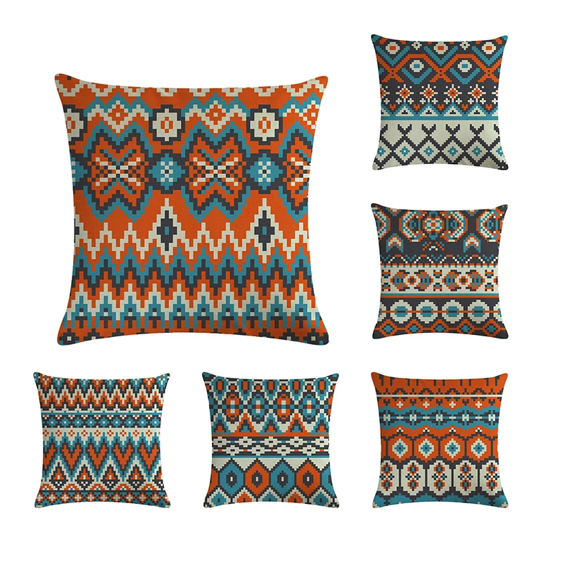 Indian National Style Cushion Cover Decorative Pillow For Car Covers Geometric Patterns Pillow Linen Home Decor Pillowcase ZY625
Indian National Style Cushion Cover Decorative Pillow For Car Covers Geometric Patterns Pillow Linen Home Decor Pillowcase ZY625