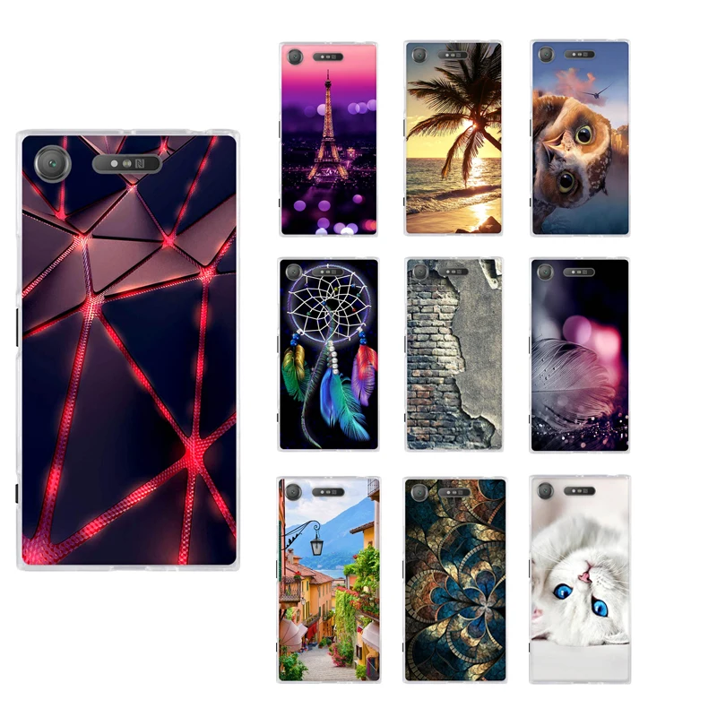 Чехол для телефона Sony Xperia XZ1 чехол силиконовый 5 2 "fundas Dual F8342 XZ1|case for sony xperia|case sonyphone cases |