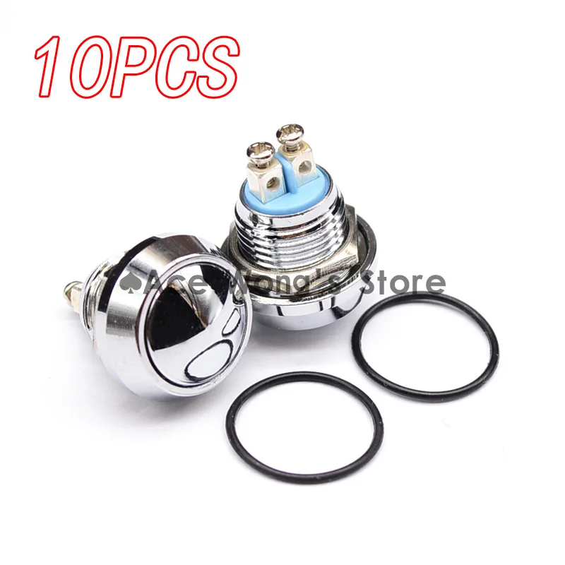 10PCS/LOT 12mm Start Horn Button Momentary Stainless Steel Metal Push Button Switch Hot Worldwide
10PCS/LOT 12mm Start Horn Button Momentary Stainless Steel Metal Push Button Switch Hot Worldwide