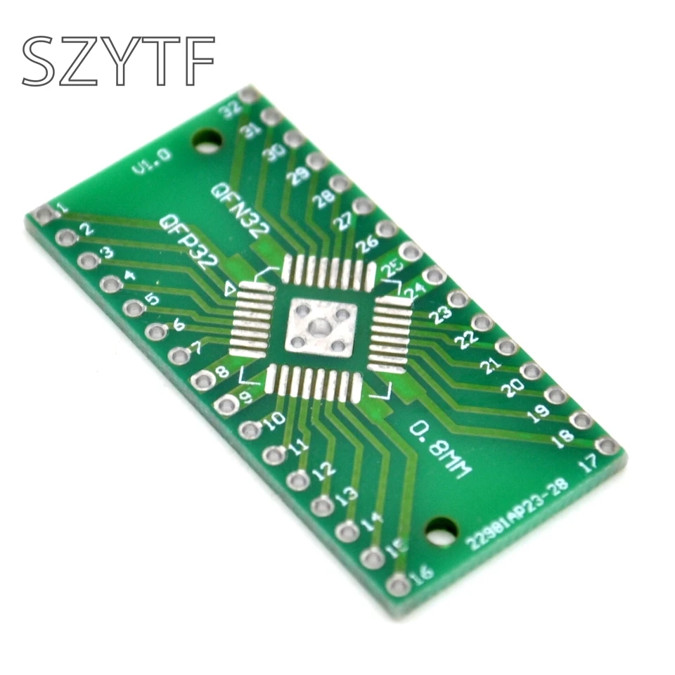 0 8/0 65 мм QFN32 QFP32 переходная пластина SMD поворотный DIP|dip|dip smddip adapter |