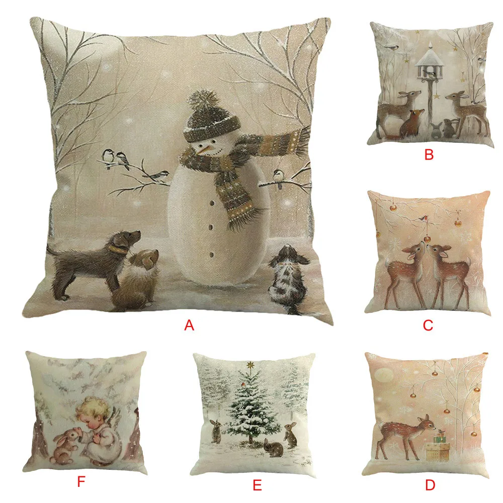 Hot sale Christmas Deer Decorative Pillowcase Santa Claus Snowman Pillow Cover Decorative Pillowcase coussins decoratif chic
Hot sale Christmas Deer Decorative Pillowcase Santa Claus Snowman Pillow Cover Decorative Pillowcase coussins decoratif chic
