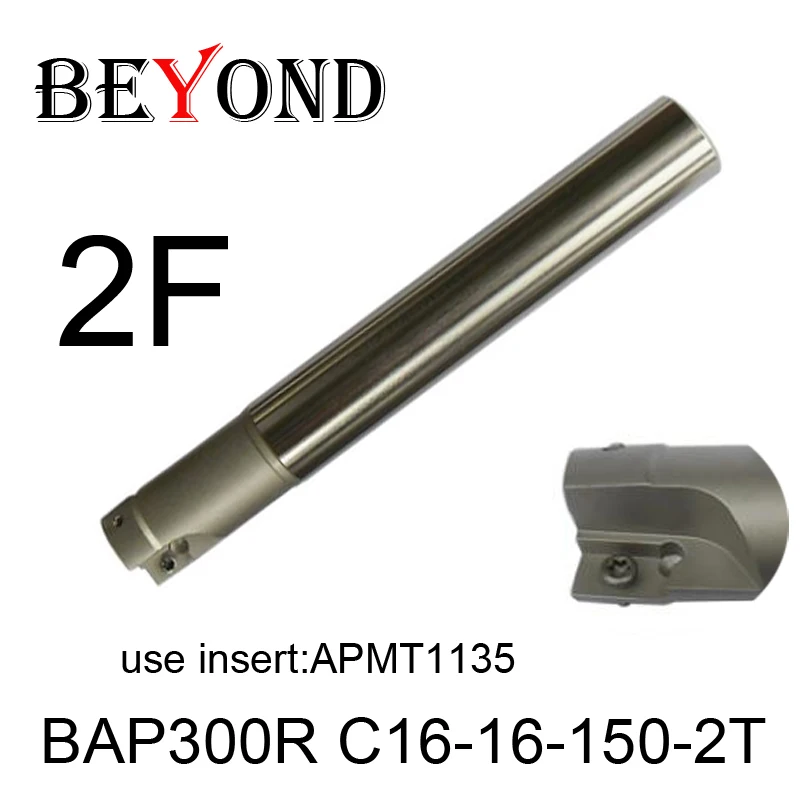 BEYOND BAP300R C16-16-150-2T угловой фреза arbor Fraise en bout Для APMT1135 твердосплавные вставки 2 флейты
BEYOND BAP300R C16-16-150-2T угловой фреза arbor Fraise en bout Для APMT1135 твердосплавные вставки 2 флейты