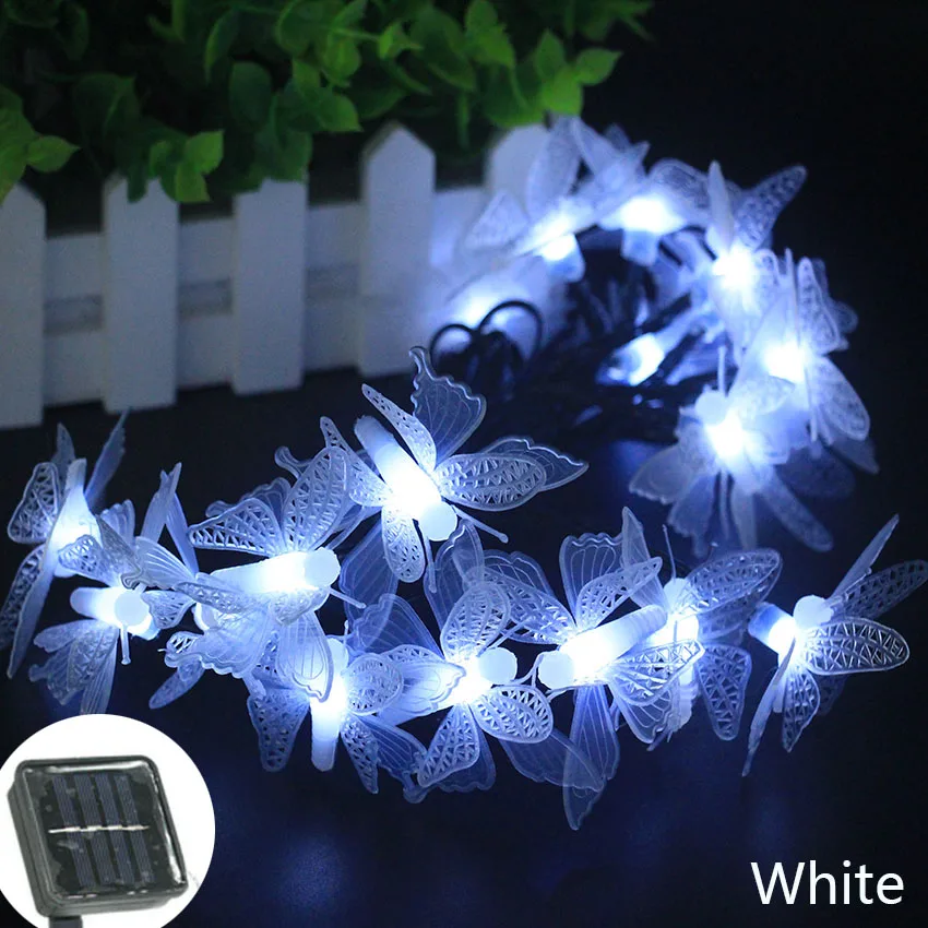 Colorful butterfly Solar Lamp Waterproof IP65 Christmas Holiday Outdoor Garden Decoration Fairy Solar Battery String Light 2 mod
Colorful butterfly Solar Lamp Waterproof IP65 Christmas Holiday Outdoor Garden Decoration Fairy Solar Battery String Light 2 mod