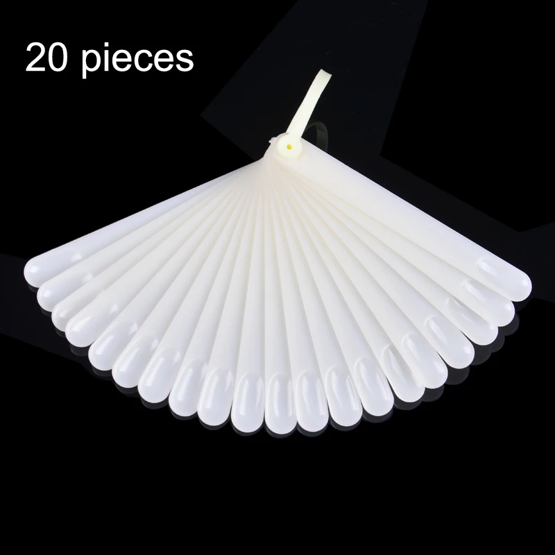 20 Pcs Practical Fan Nail Polish Display Art New DIY Gel Color Palette Nails Color Card Manicure Makeup Tools
20 Pcs Practical Fan Nail Polish Display Art New DIY Gel Color Palette Nails Color Card Manicure Makeup Tools