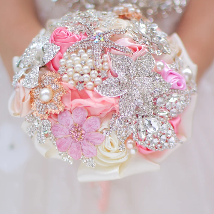 Mini bridal bouquet, pink + coral, 5 inch brooch bouquet, bridesmaids bouquets, vintage
Mini bridal bouquet, pink + coral, 5 inch brooch bouquet, bridesmaids bouquets, vintage