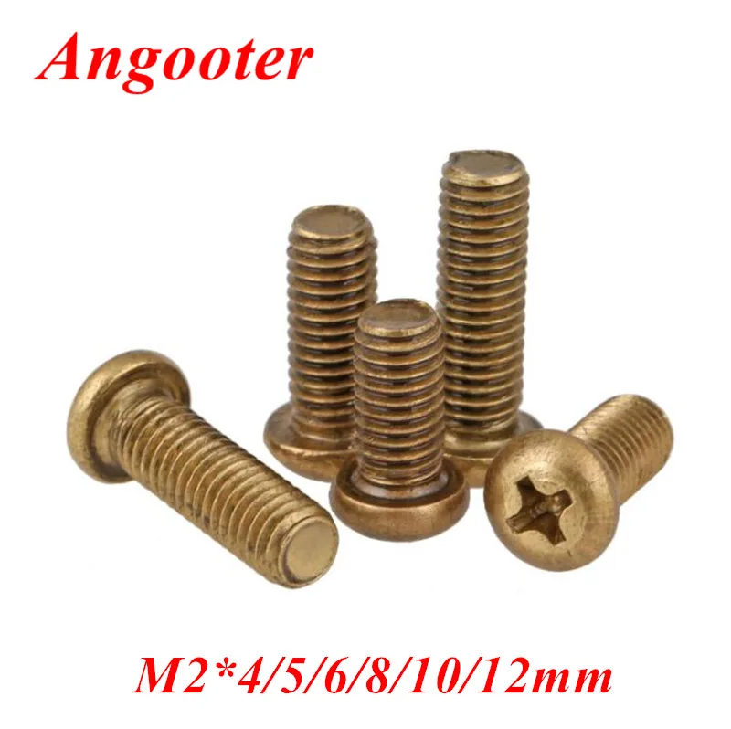 100pcs GB818 M2 Brass Cross Recessed Pan Head Screw Phillips head Screws Bolts PM M2*4/5/6/8/10/12mm to M2 Brass hex nuts
100pcs GB818 M2 Brass Cross Recessed Pan Head Screw Phillips head Screws Bolts PM M2*4/5/6/8/10/12mm to M2 Brass hex nuts