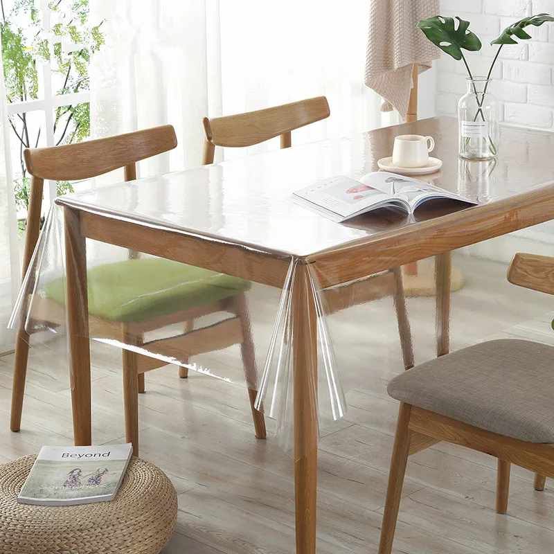 PVC film 0.3mm tablecloth Drooping transparent soft table cover dining table rectangle round table mat party table decoration
PVC film 0.3mm tablecloth Drooping transparent soft table cover dining table rectangle round table mat party table decoration