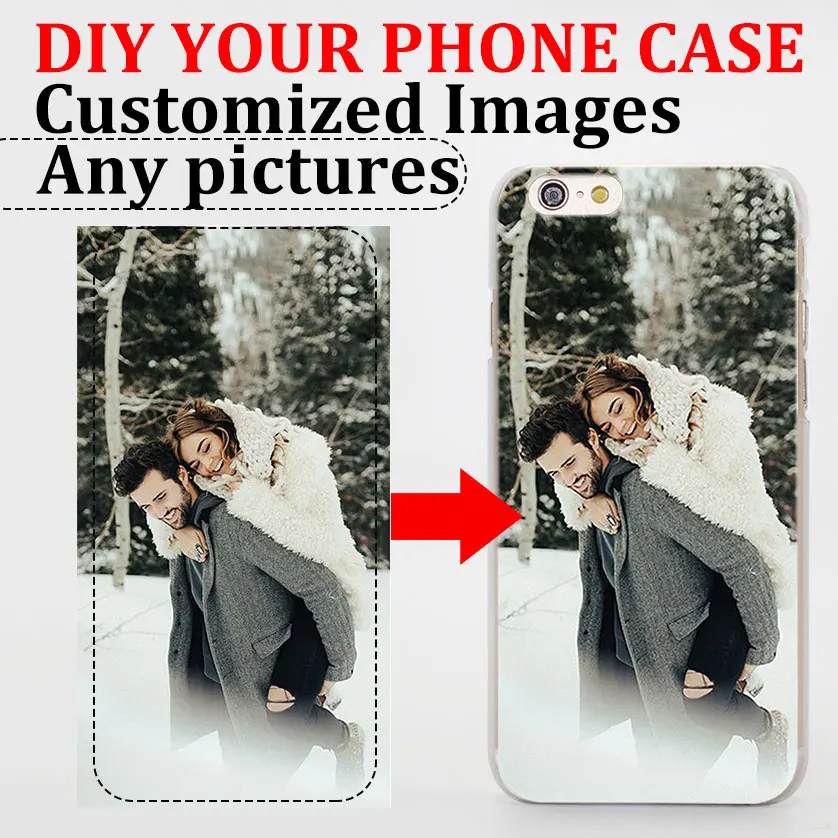 DIY шаблон Изображения Индивидуальные фотографии на заказ фото телефонные чехлы