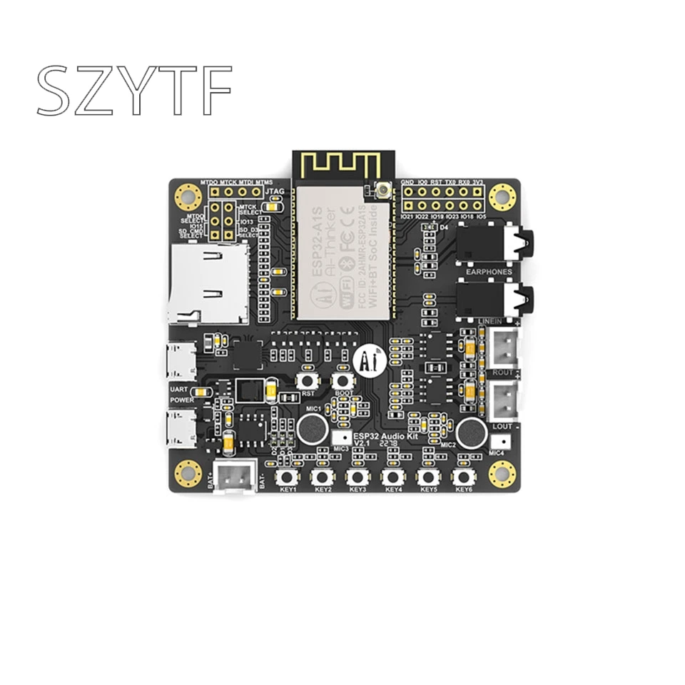 NEW! WiFi + Bluetooth module ESP32 serial to WiFi / ESP32-Aduio-Kit audio development board
NEW! WiFi + Bluetooth module ESP32 serial to WiFi / ESP32-Aduio-Kit audio development board