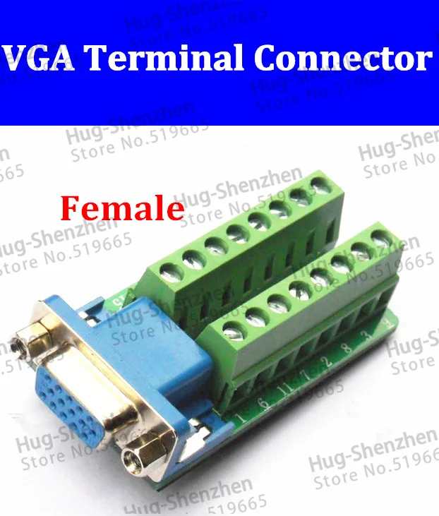 5pcs HDR15 DB15 Female 3Row 15Pin Plug Breakout PCB Board Terminals Connectors Adapter VGA connector 3+4 3+6 3+9
5pcs HDR15 DB15 Female 3Row 15Pin Plug Breakout PCB Board Terminals Connectors Adapter VGA connector 3+4 3+6 3+9