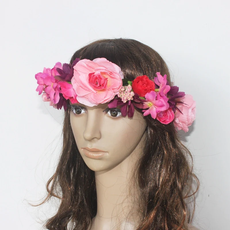 Women's Artificial Flower Wreath Headpiece Crown Flower Floral Garland For Wedding Bridal Deco And Hair Accessories Boho
Women's Artificial Flower Wreath Headpiece Crown Flower Floral Garland For Wedding Bridal Deco And Hair Accessories Boho