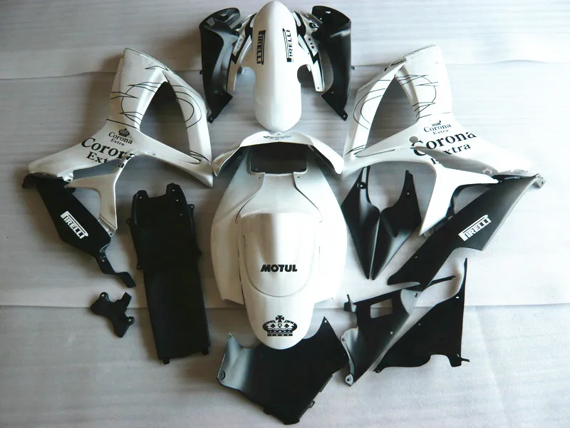 Набор обтекателей мотоцикла для GSXR600 750 K6 06 07 GSXR 600 GSXR750 2006 2007 ABS белый черный