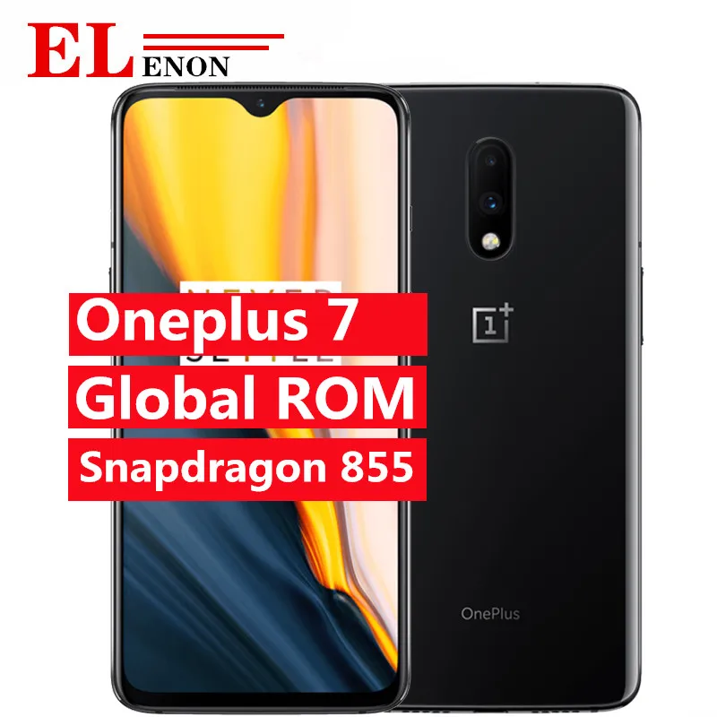 Смартфон Oneplus 7 с глобальной ПЗУ 8 ГБ ОЗУ 256 Гб Snapdragon 855 6 41 дюйма AMOLED NFC разблокирован