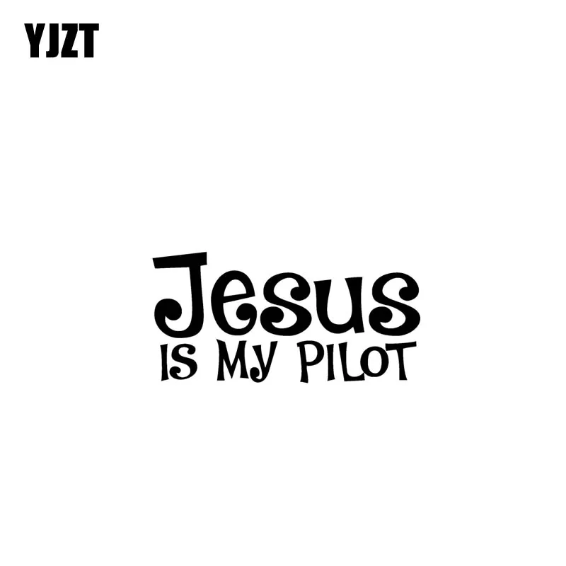 YJZT 12.7CM*6.3CM JESUS IS MY PILOT Vinyl Car Motorcycle Sticker Decals Black/Silver C13-000225
YJZT 12.7CM*6.3CM JESUS IS MY PILOT Vinyl Car Motorcycle Sticker Decals Black/Silver C13-000225