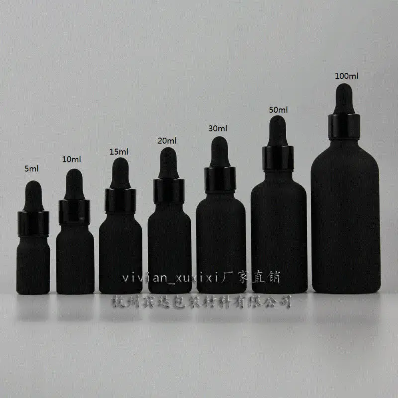 50ml black frosted Glass Essential Oil Bottle With aluminum (black ring+black rubber) dropper cap. Essential Oil Container
50ml black frosted Glass Essential Oil Bottle With aluminum (black ring+black rubber) dropper cap. Essential Oil Container