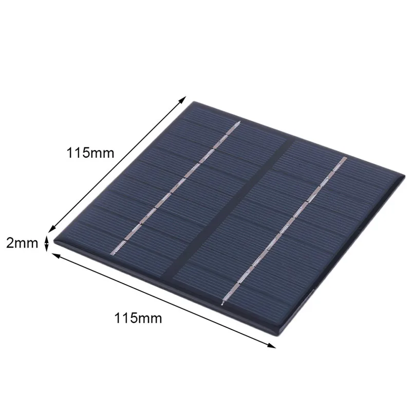 ANBES солнечная панель 5 В в 6 9V 12V 18 VMini Солнечная система DIY для аккумуляторной